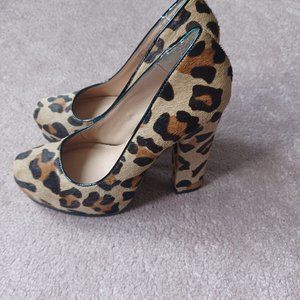 Steve Madden leopard Print Platform Heels